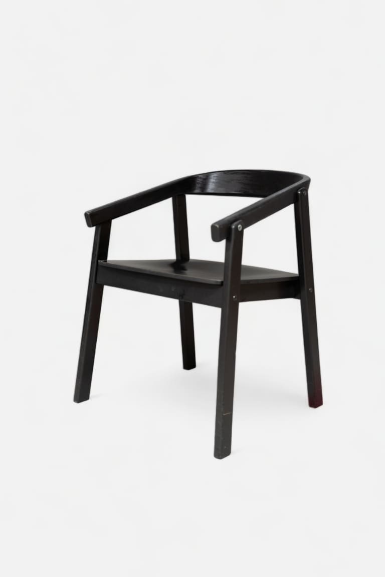 Chaise en bois noir IKEA Esbjorn product image 1