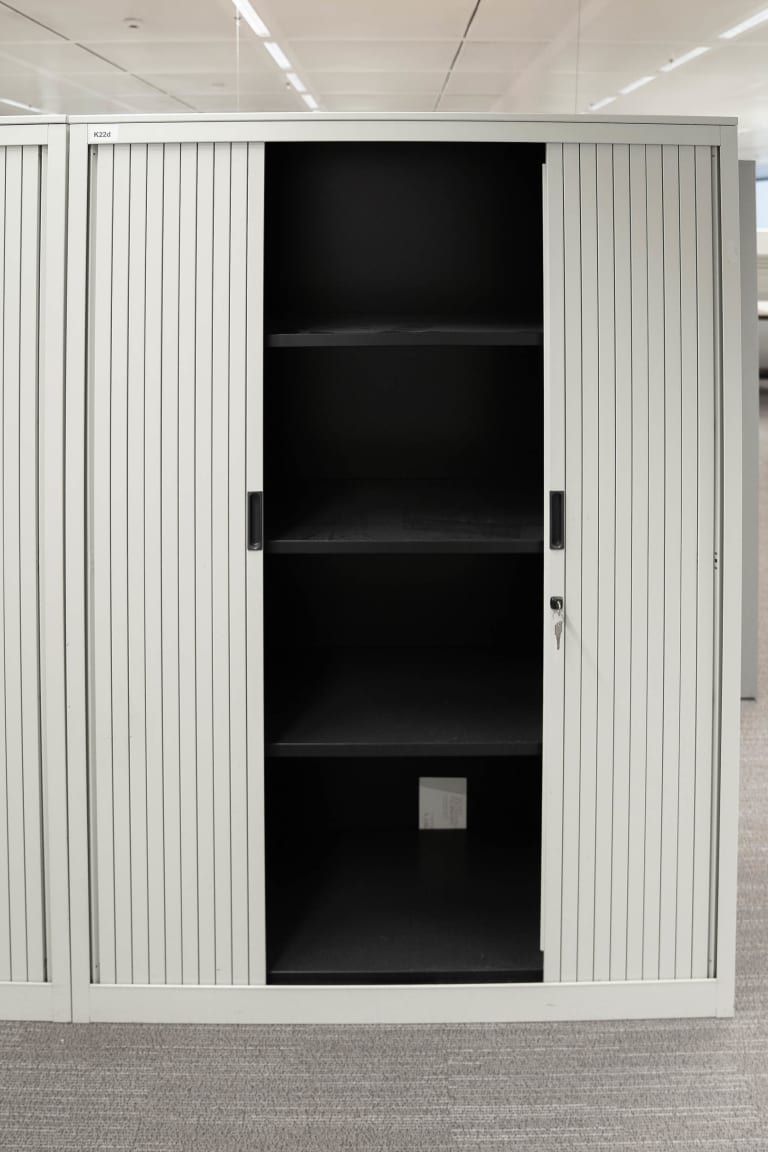 SAMAS Armoire de rangement grise 165cm product image 1