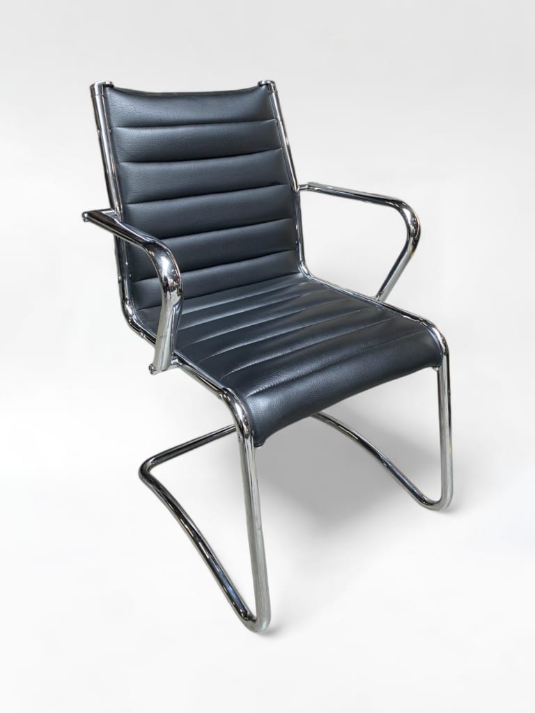 Sitland Black Leather Chair product image 1