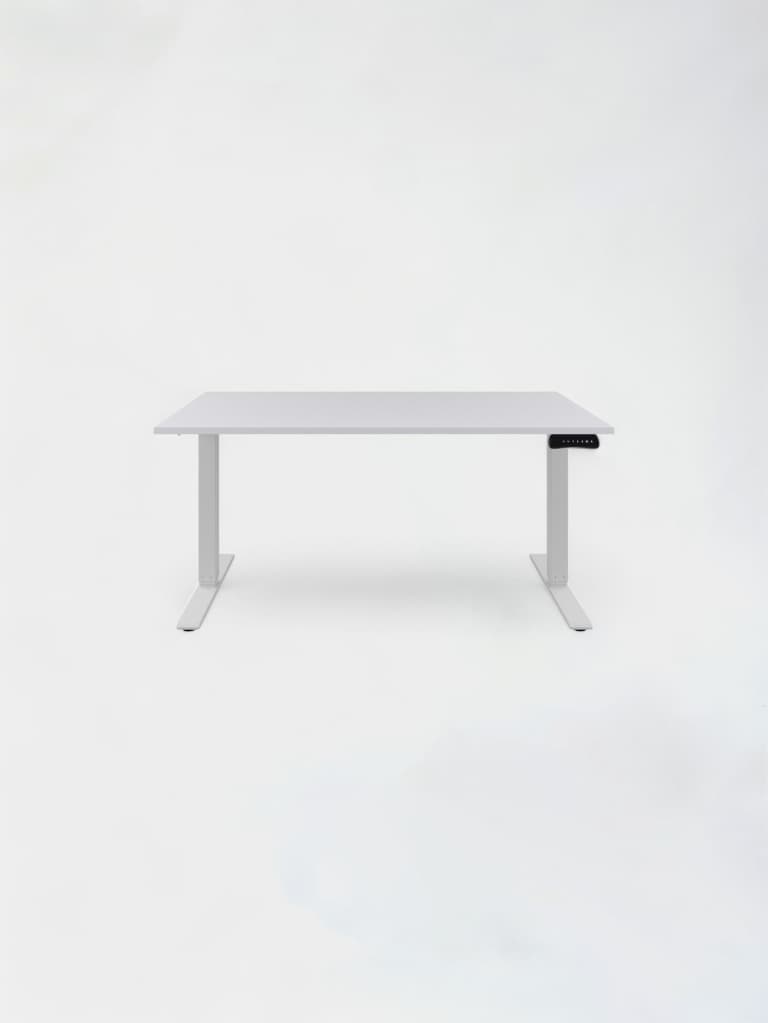 160cm white electric sitstand desk 1 motor product image 1