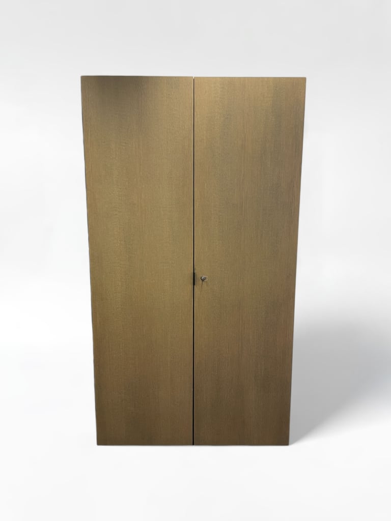 Brown Wood Cabinet with Multiple Shelves product image 1