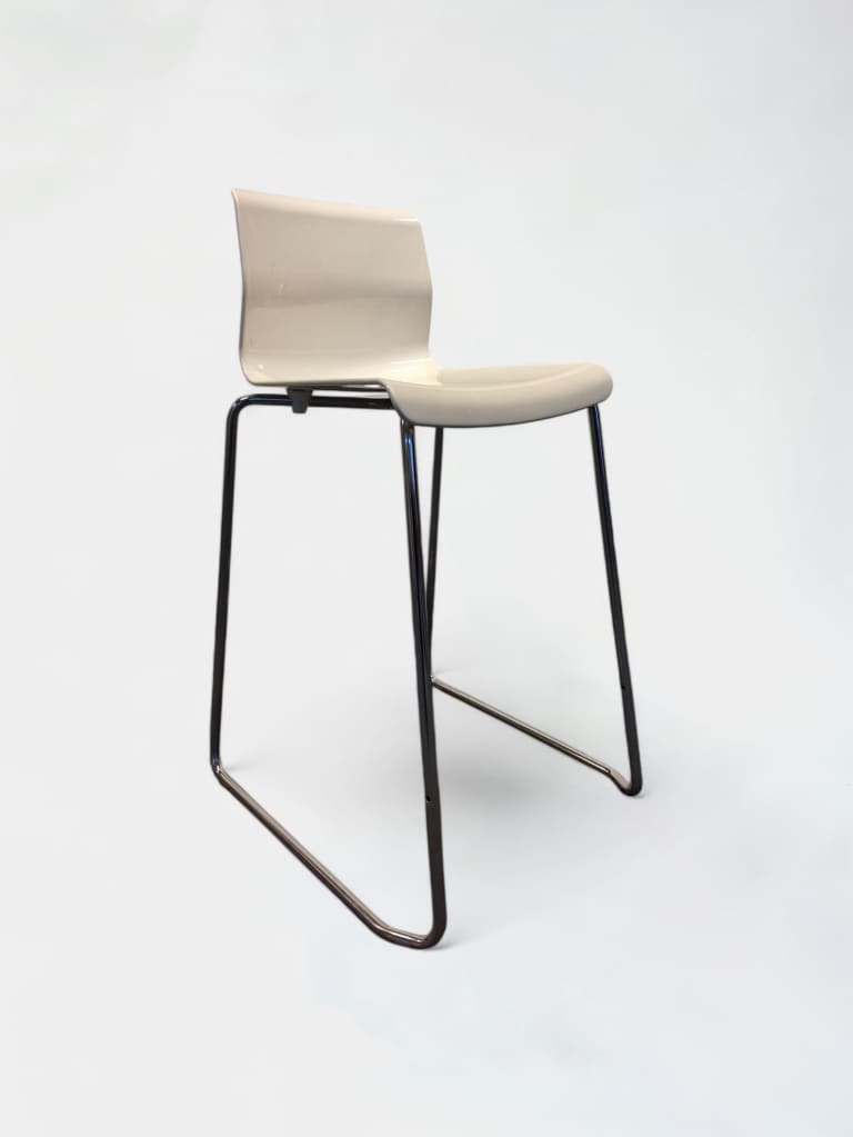 IKEA Glenn white stool product image 1