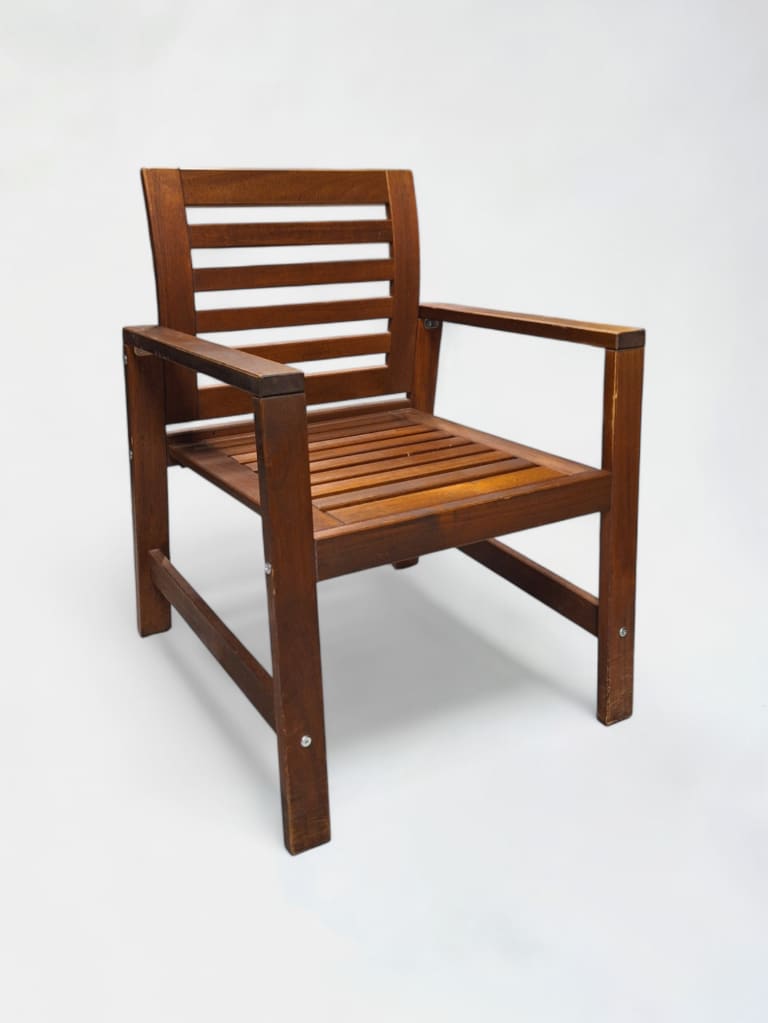 Chaise basse de jardin en bois Ikea product image 1