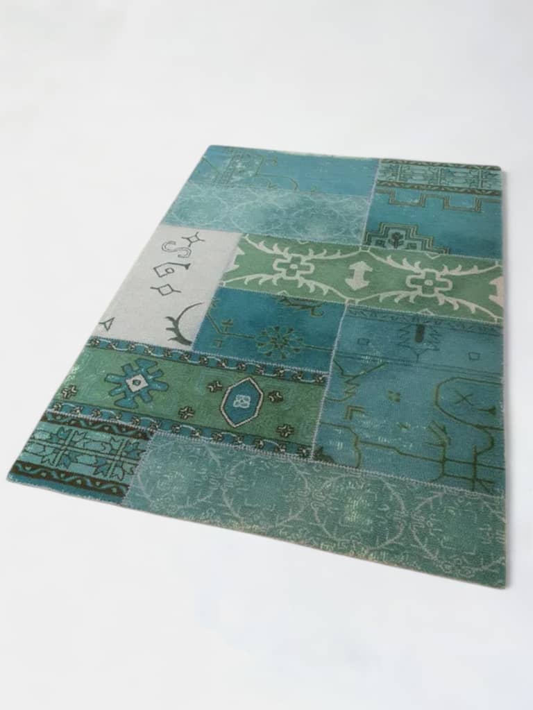 IKEA turquoise and green carpet product image 1