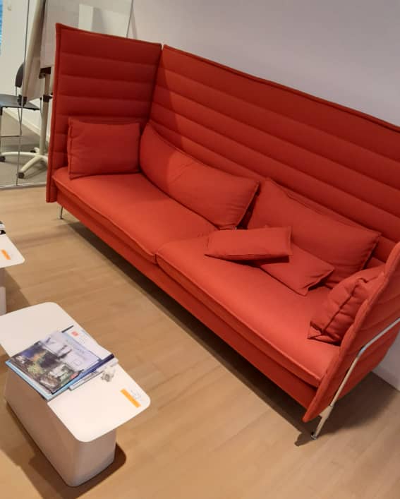 Vitra Red Acoustic Phonebooth Sofa product image 1