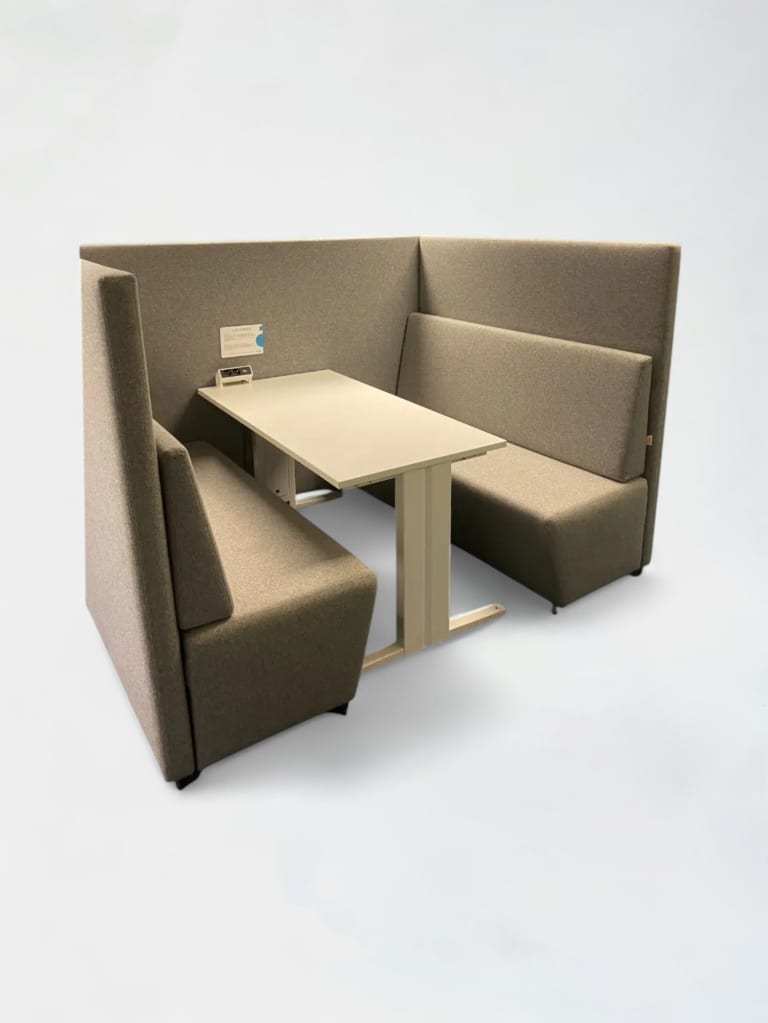 NNOF Grey 4 persons alcove without desk product image 1