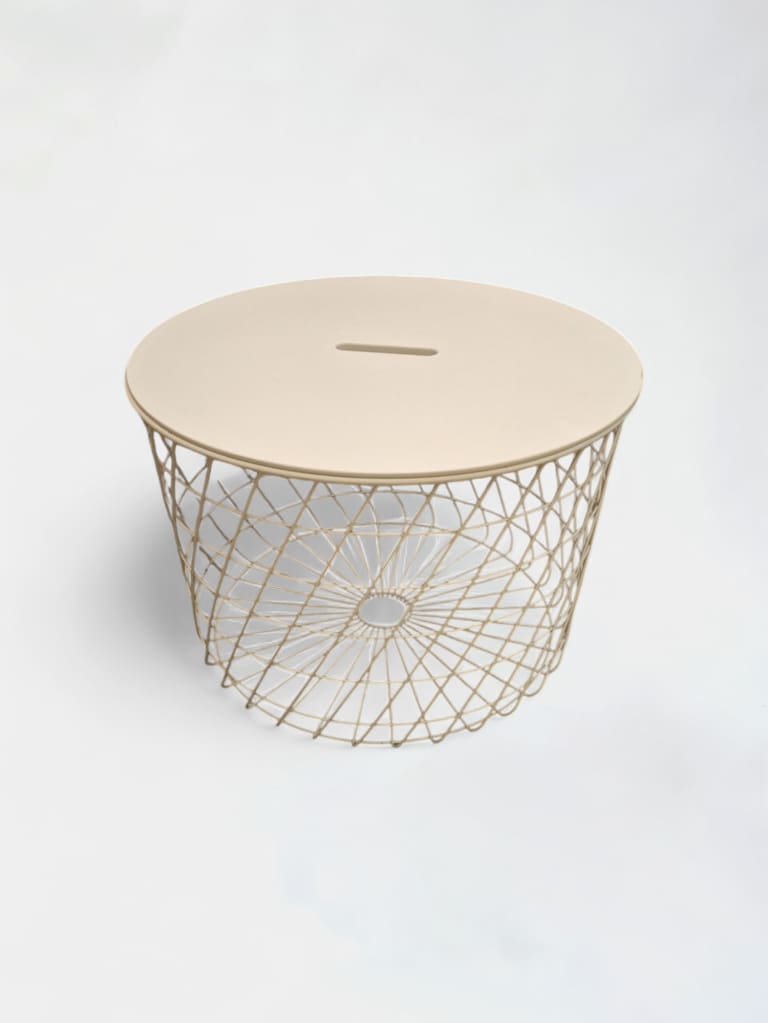 Ikea table basse blanche rangement product image 1