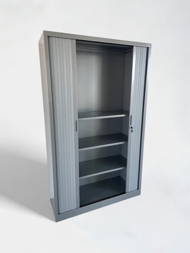 Tall grey cabinet 200cm product image 1