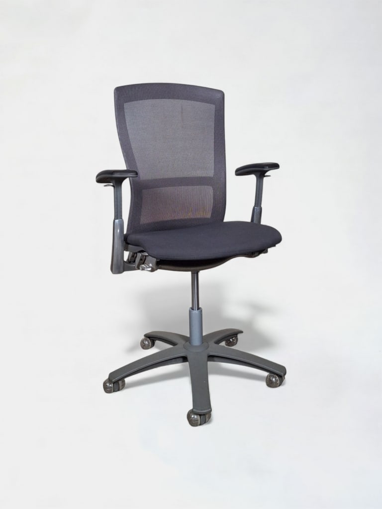 WORN: Knoll office chair - LIFE with some scratches on the mesh back product image 1