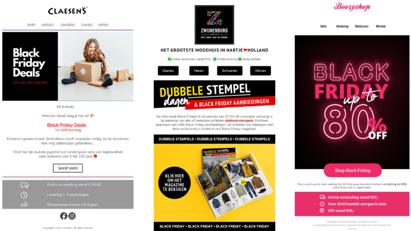 Black Friday voorbeelden 1