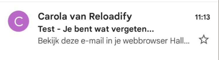 e-mailmarketing zonder snippet of pre-header