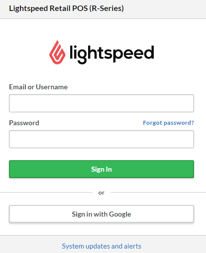 Lightspeed Retail Inloggen