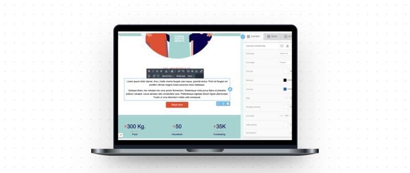 Nieuwe features in onze drag 'n drop e-mail editor image