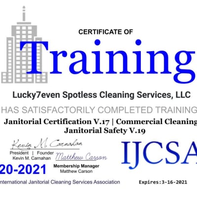 Lucky7even Spotless Cleaning Services LLC gallery image.