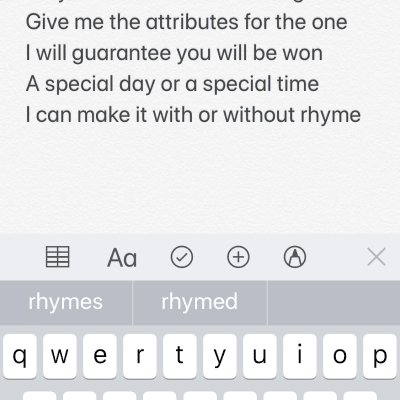 Nics Personalized Poetry image