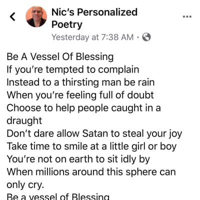 Nic’s Personalized Poetry image