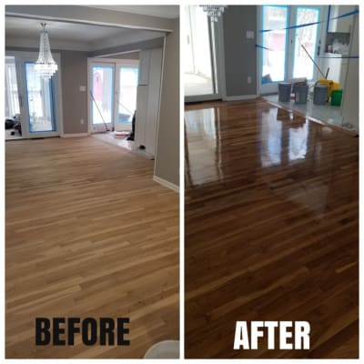 PG Hardwood Floor Refinishing gallery image.