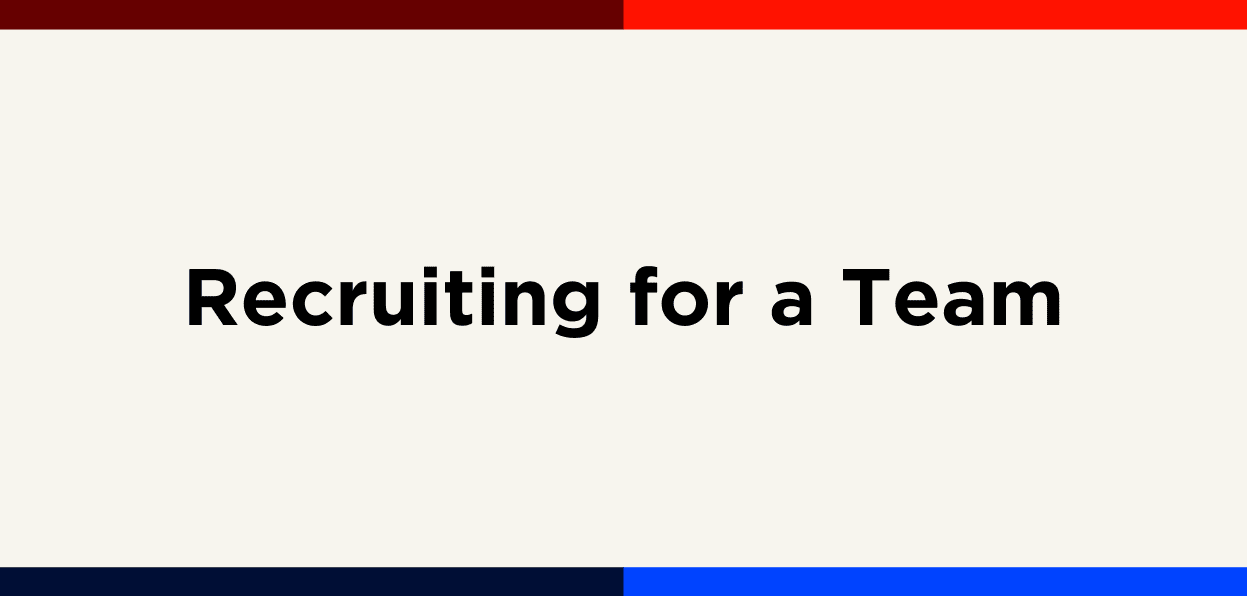 RecruitingforaTeam
