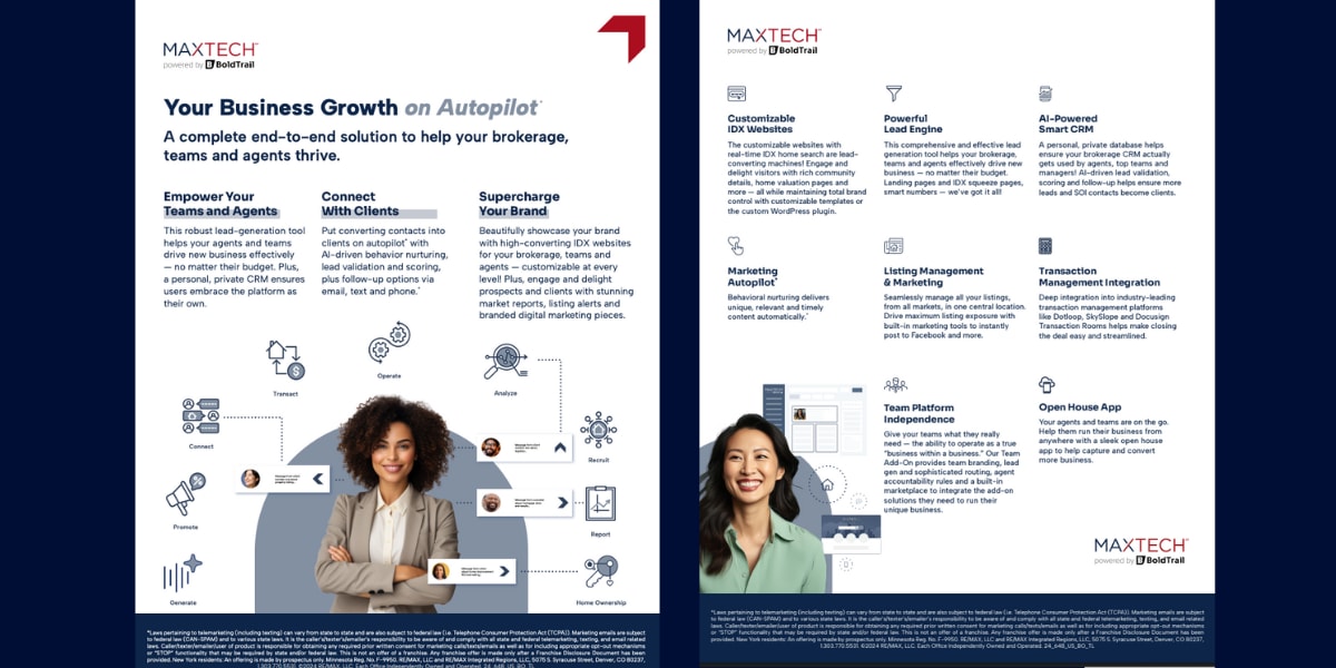 BoldTrail BrokerOwner + Team Leader Overview (U.S.)