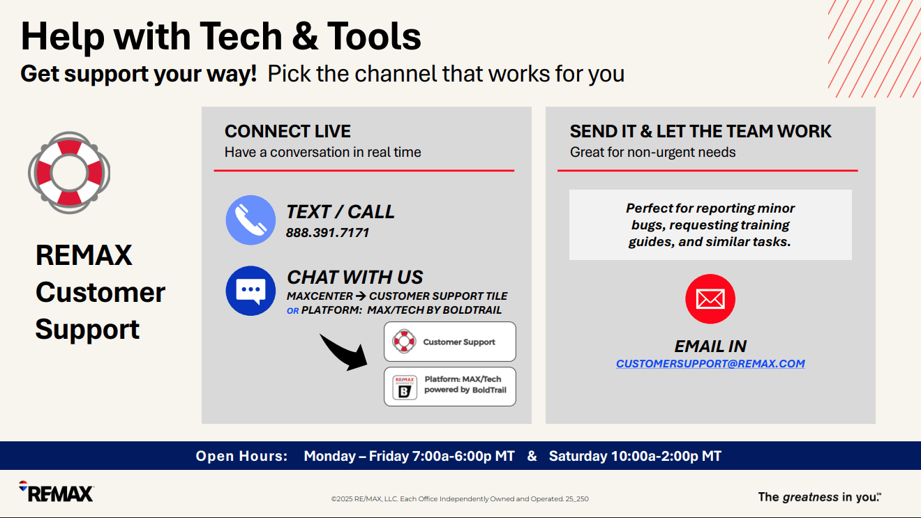 Contact Customer Support - Resources Hub