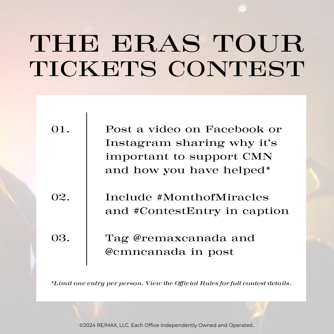 Eras Tour Tickets Contest