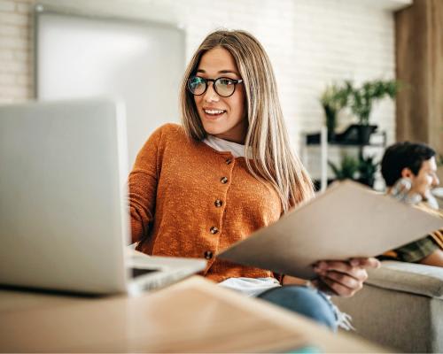 Looking at an online real estate listing