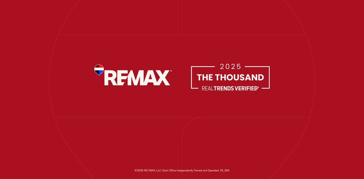 REMAX logo and RealTrends "The Thousand" logo