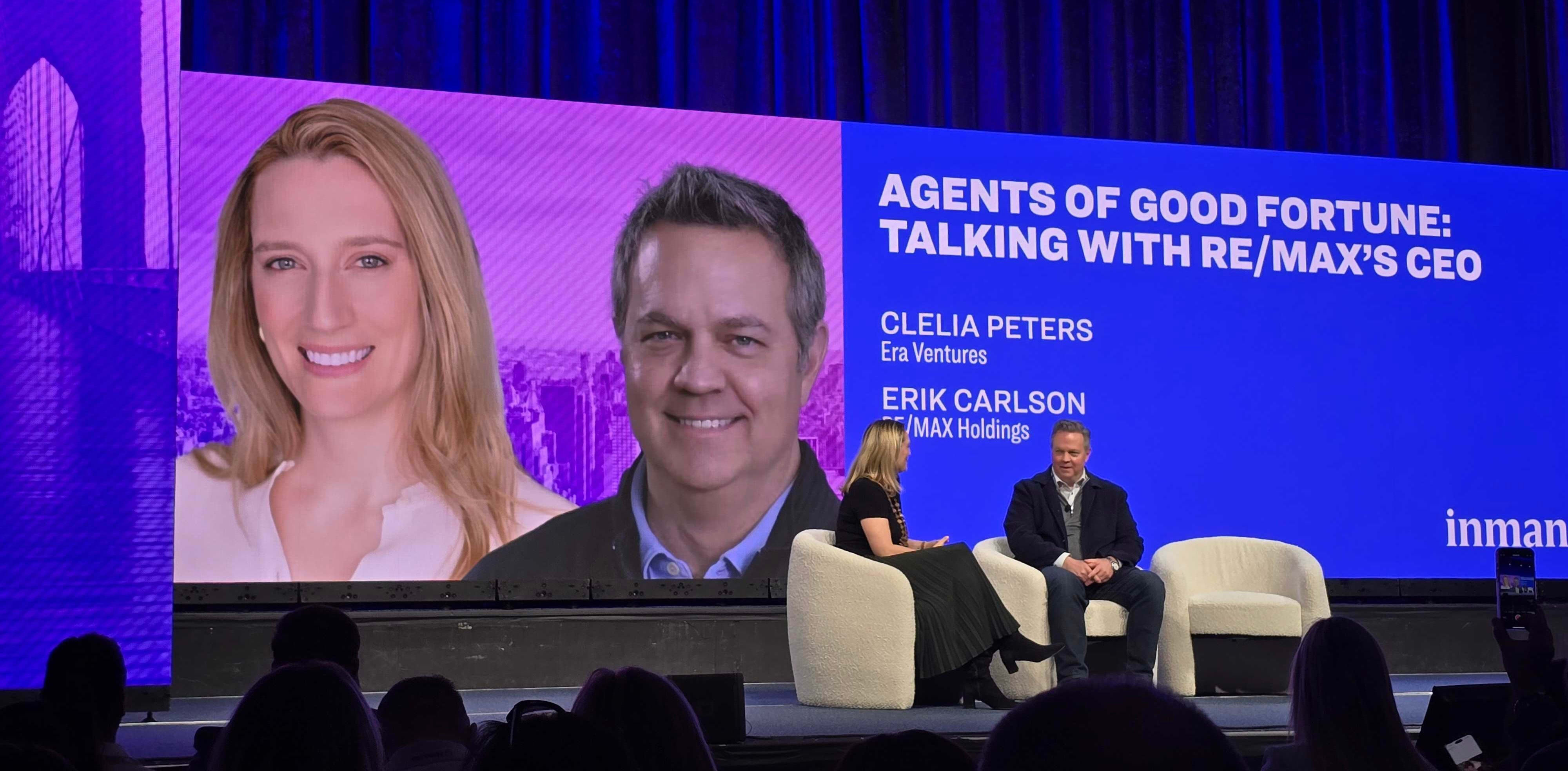 Erik Carlson onstage at Inman Connect New York in 2025