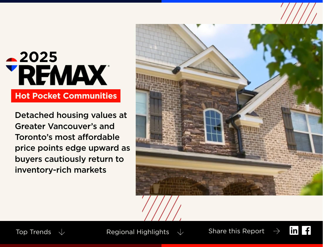 REMAX detached housing toronto vancouver report