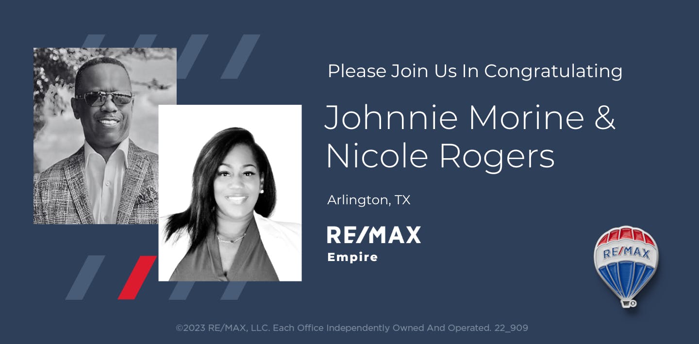 Please Join Us in Congratulating Johnnie Morine & Nicole Rogers