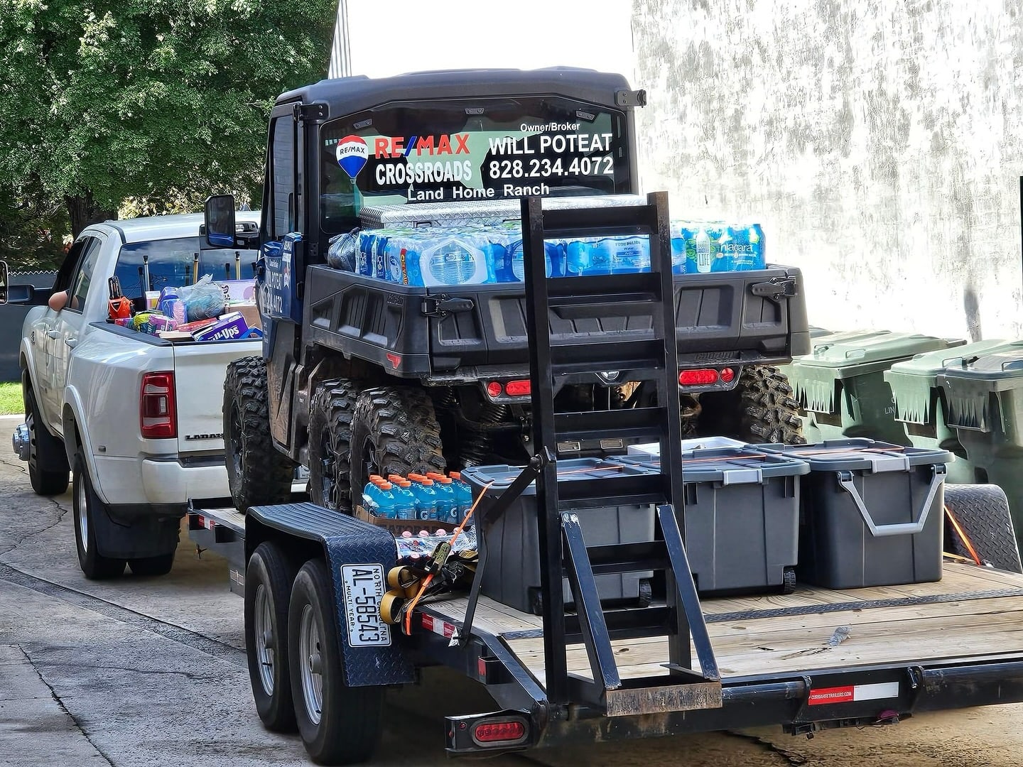 Will Poteat efforts to help Hurricane Helene communities.