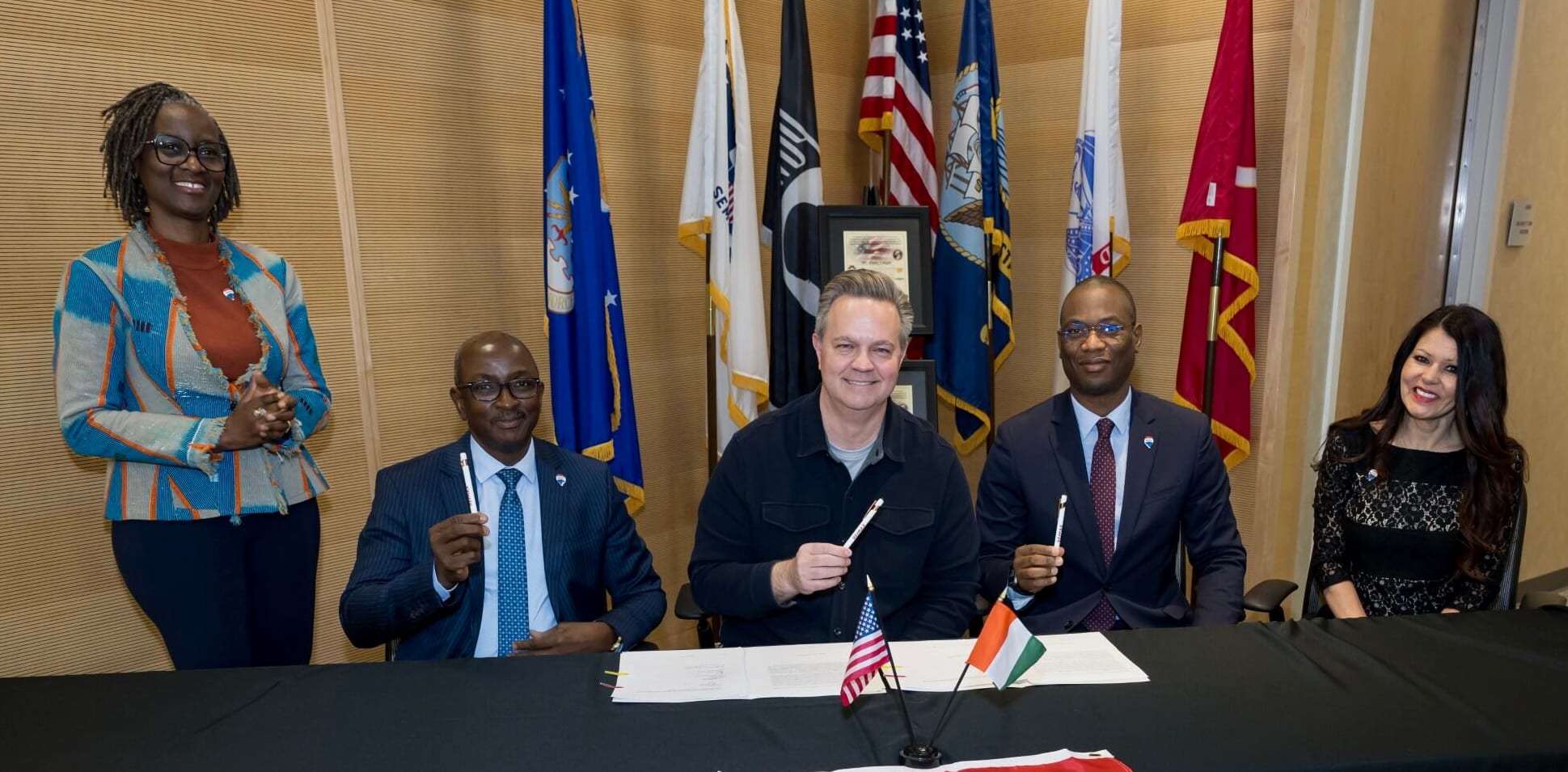 Leaders of the Côte d’Ivoire RE/MAX region at the RE/MAX World Headquarters in Denver, Colorado.