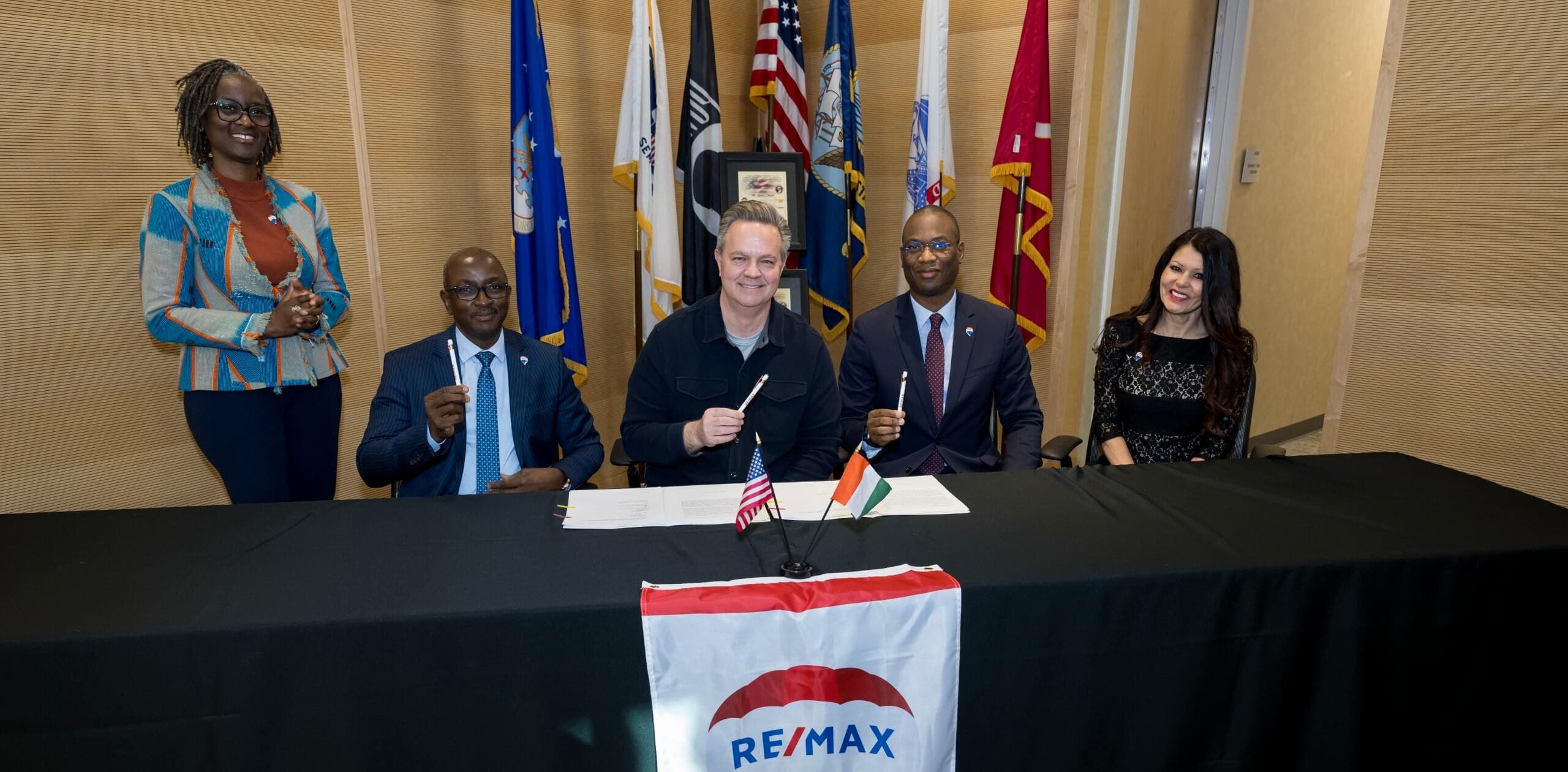 Leaders of the Côte d’Ivoire RE/MAX region at the RE/MAX World Headquarters in Denver, Colorado.