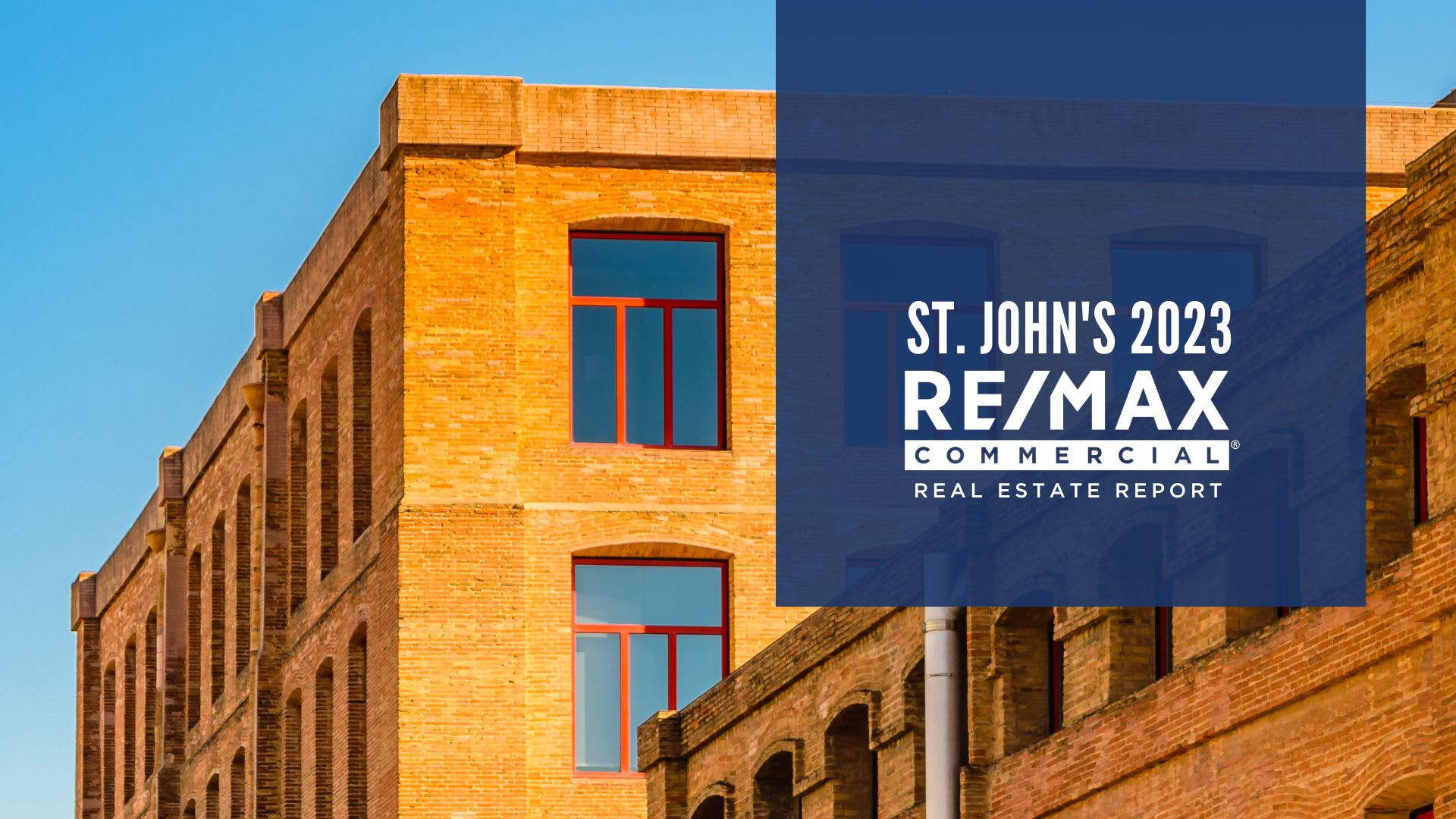 St. John's commercial real estate report with logo