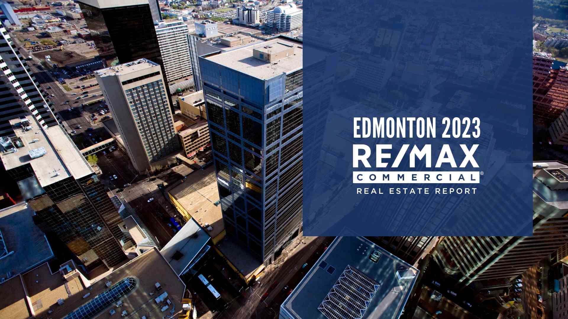 Edmonton commercial real estate report with logo Edmonton commercial real estate report with logo