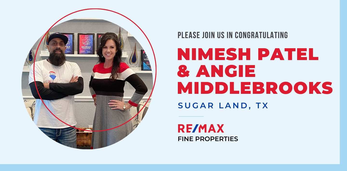 Nimesh Patel and Angie Middlebrooks