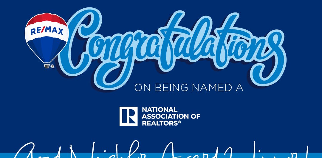 Congratulatings on Being Named a NAR Good Neighbor Award Winner