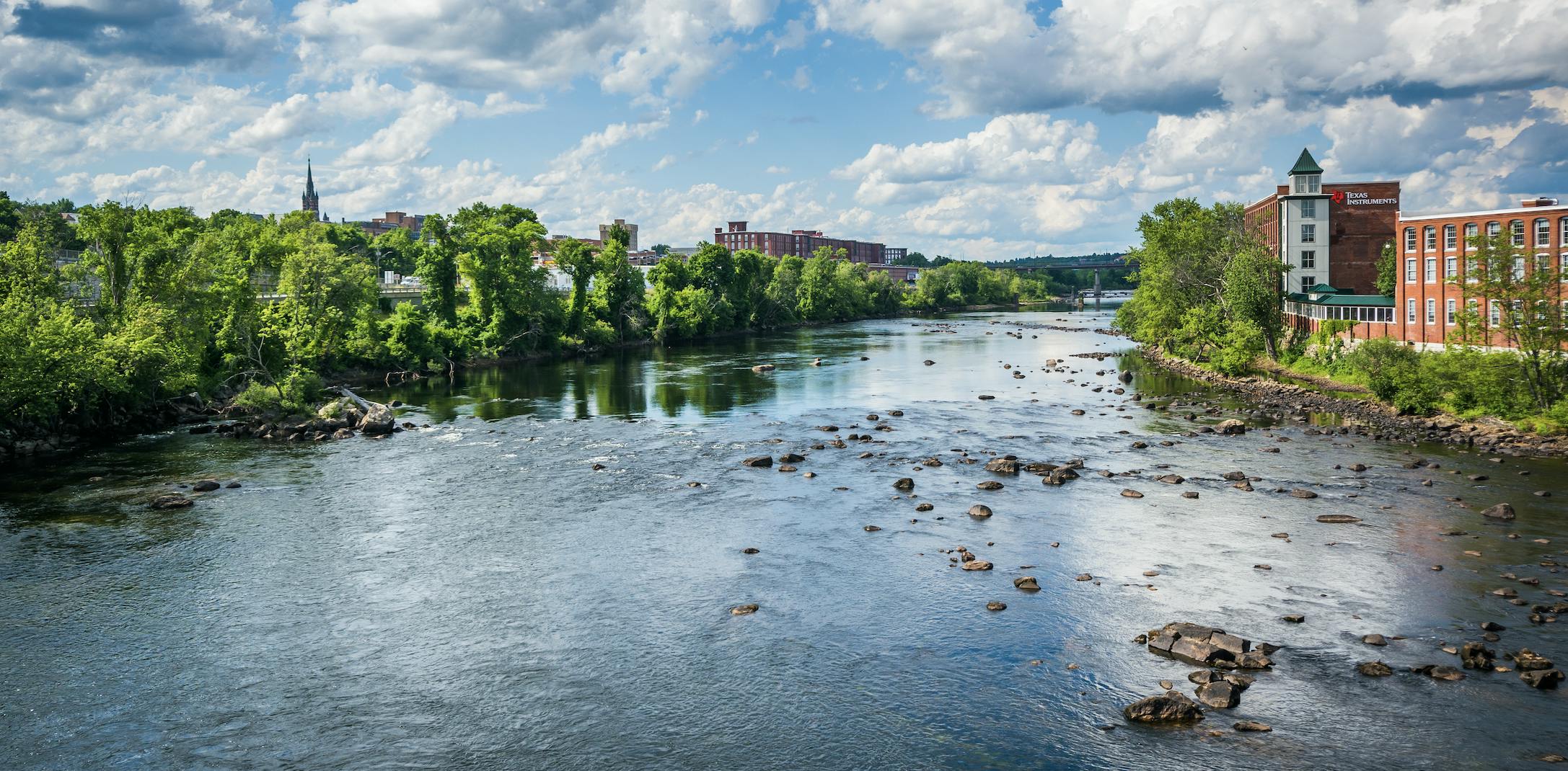 River view of Manchester, NH