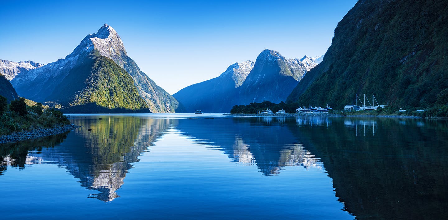 Milford Sound in New Zealand.