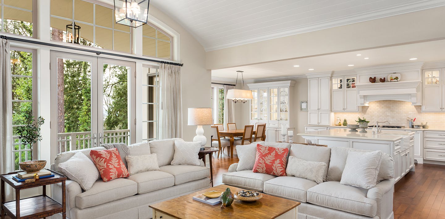 Light and bright living room