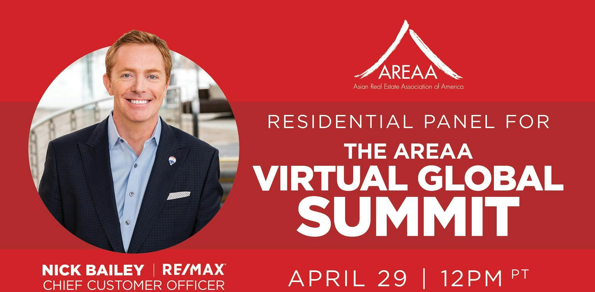 RE/MAX CCO speaks on the Residential Panel for the AREAA Virtual Global Summit