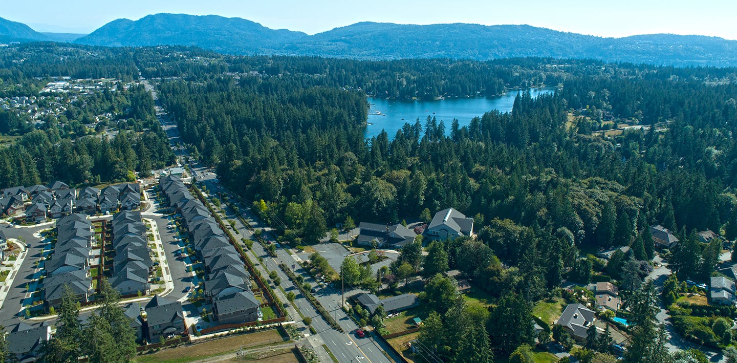 Suburbs of Seattle in Washington State