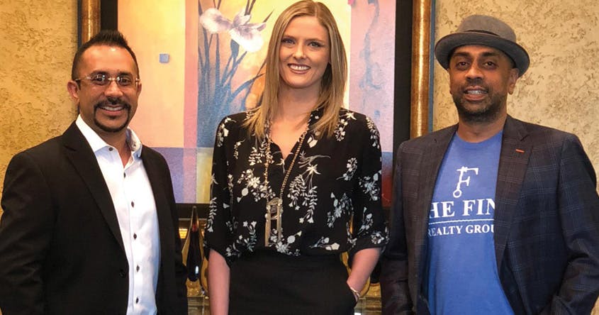 Minesh Patel, Office Manager Chelsea Sullivan and Nimesh Patel