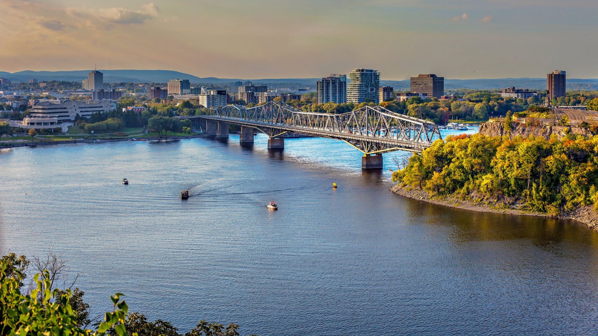 Aerial view of Ottawa Commercial Real Estate