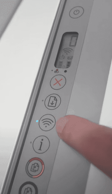 Presionar el botón de wifi durante dos segundos