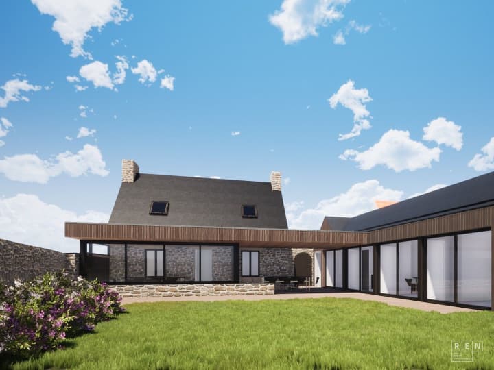 vue extérieure 01 — Maison F.R - Bréhat