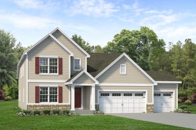 Madison A with 3 Car Garage - Preview
