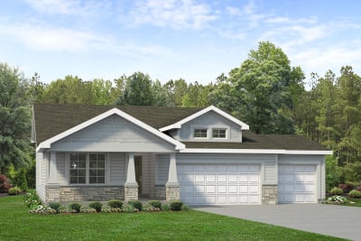 Franklin B with 3 Car Garage - Preview