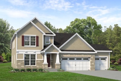 Madison E with 3 Car Garage - Preview