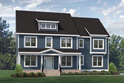 Berkeley B - Arts & Crafts (ART) Side load with Brick Porch - Preview